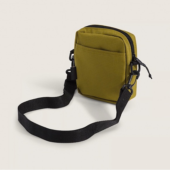 NWT VANS Bail Shoulder Bag Crossbody in Burnt Gold Yellow - Picture 3 of 7